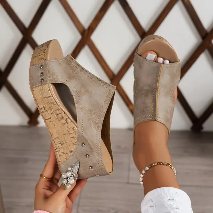 Lucy | Premium and Modern Orthopedic Wedge Sandals 7