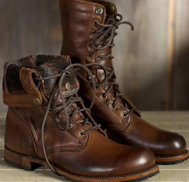 Luisa | Elegant and Stylish Lace-Up Boots 2