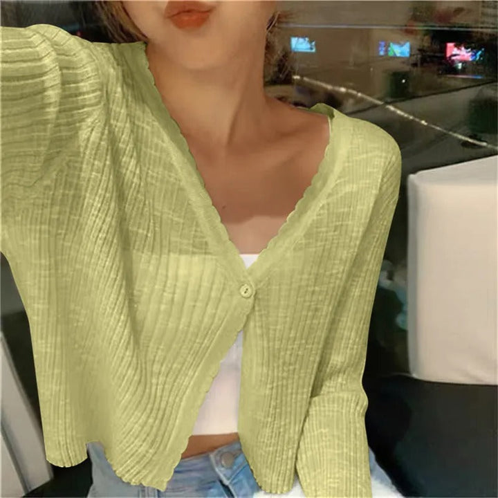 Luna | Short Women’s Summer Knit Cardigan 2