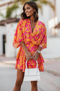 Sophie | Lightweight Tropical Boho Mini Dress