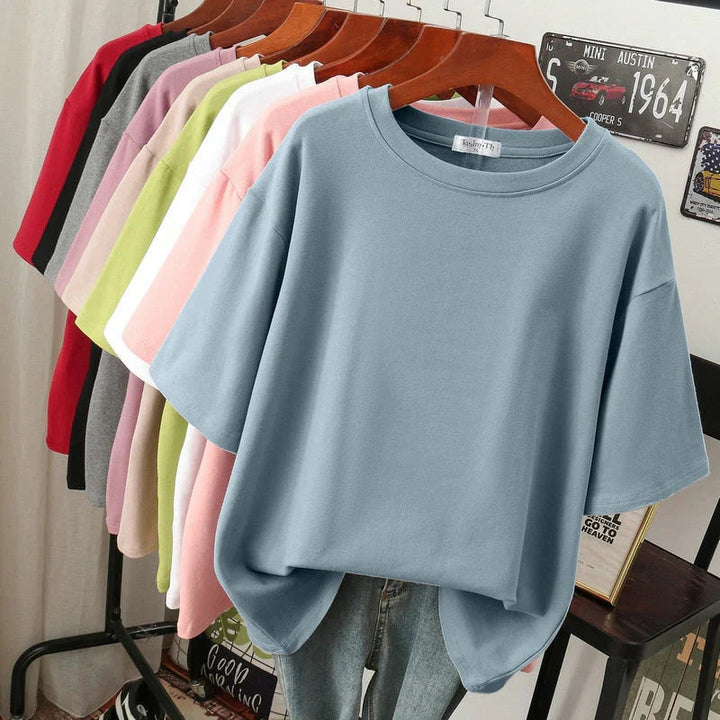 Madison | Oversized T Shirt – Soft Cotton Blend, Casual Fit 13