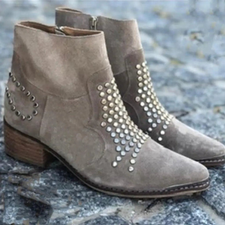 Madison | Studded Pointed Toe Ankle Boots 2