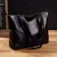 Jasmine | Refined Vintage Leather Shoulder Tote Bag