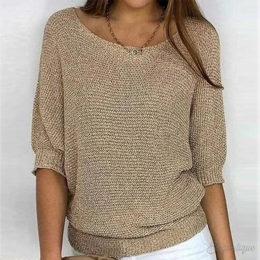 Marcella | Stylish Knitted Sweater 0