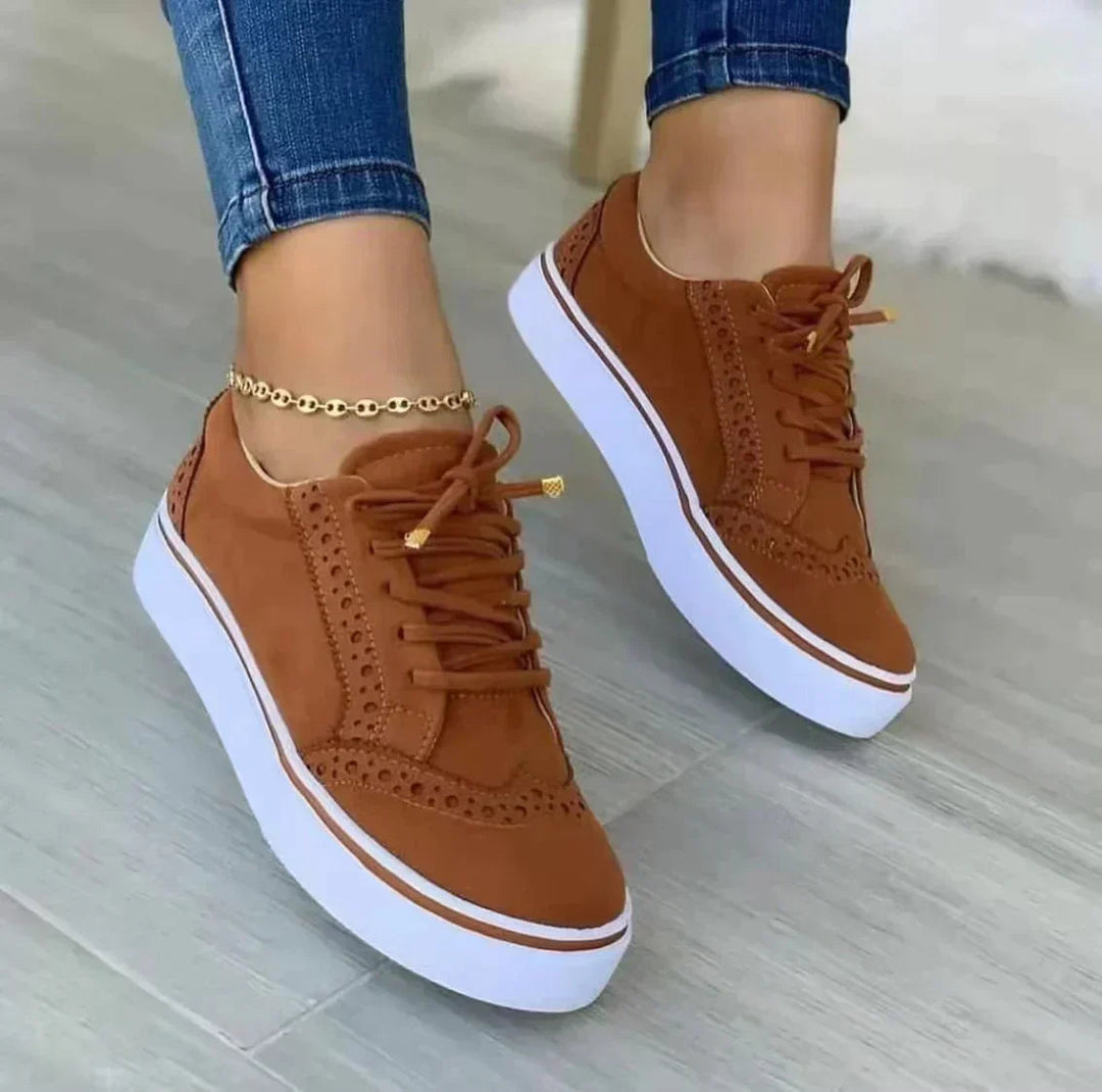 Marcella | Stylish Orthopedic Leather Sneakers 0