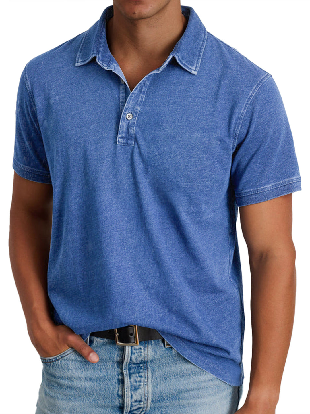 Marcus | Classic Textured Business Casual Polo T-Shirt 0