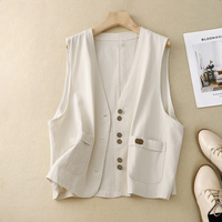 Isabella | Relaxed And Stylish Button Front Utility Vest