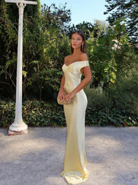 Ava | Luminous & Elegant Satin Wedding Guest Dress