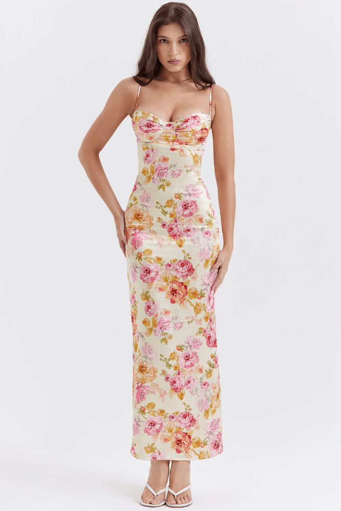 Mila | Breathable & Floral Wedding Guest Dress 0