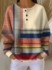 Stella | Cozy Brushed Waffle Knit Winter Sweater