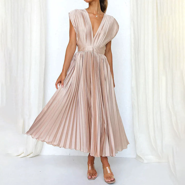 Mira | Elegant and Flowing Wedding Guest Dress 0