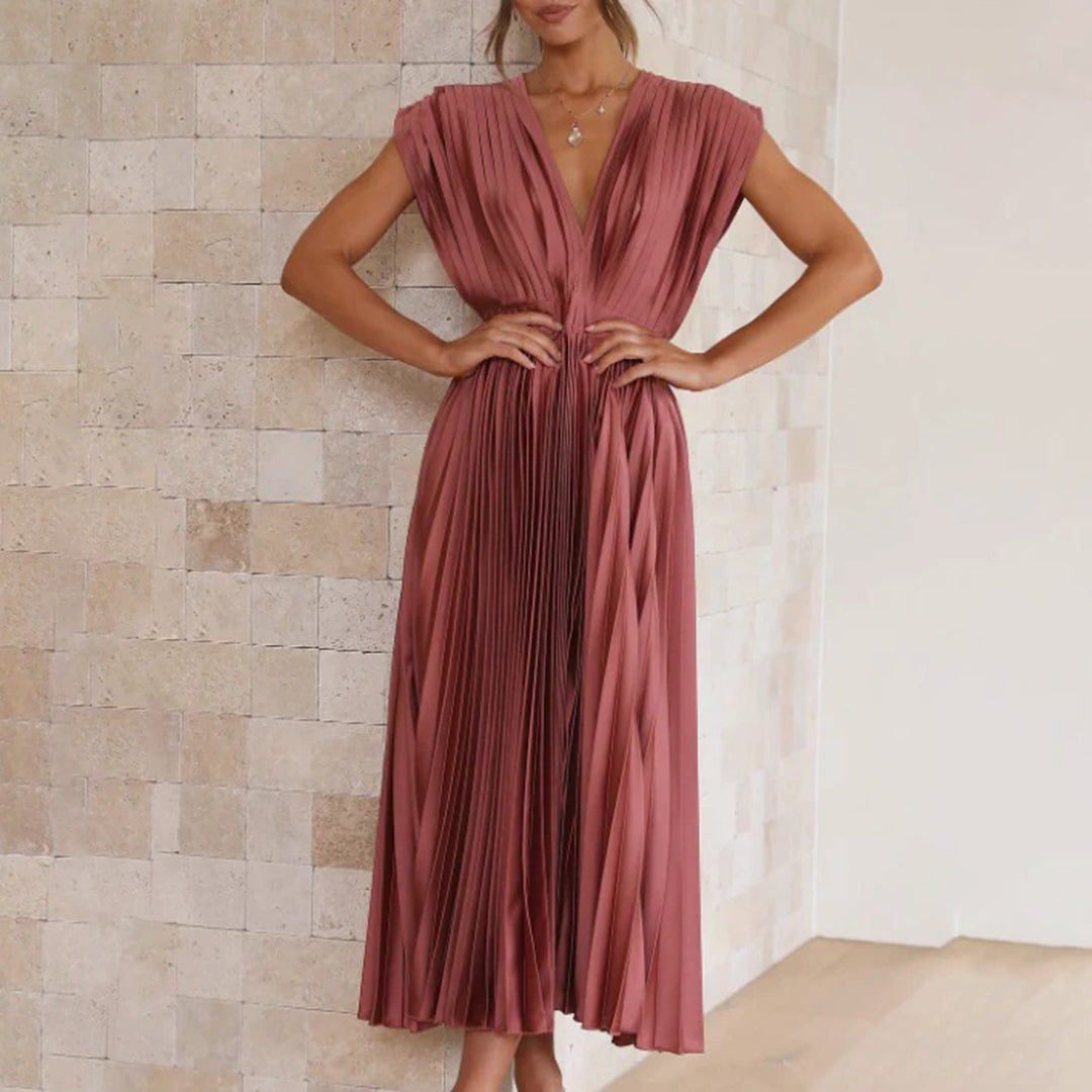 Mira | Elegant and Flowing Wedding Guest Dress 8