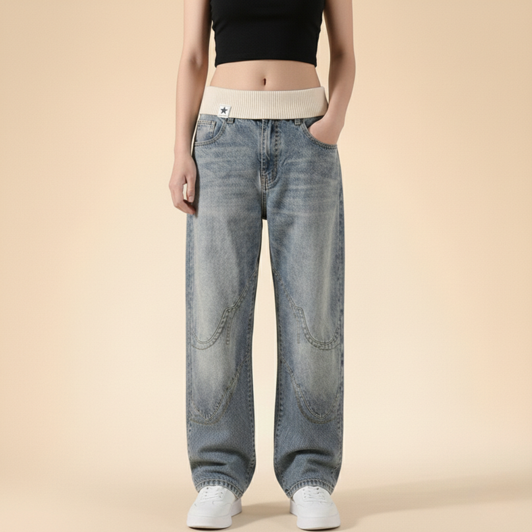 Nova | Y2K Baggy Streetwear Jeans 0