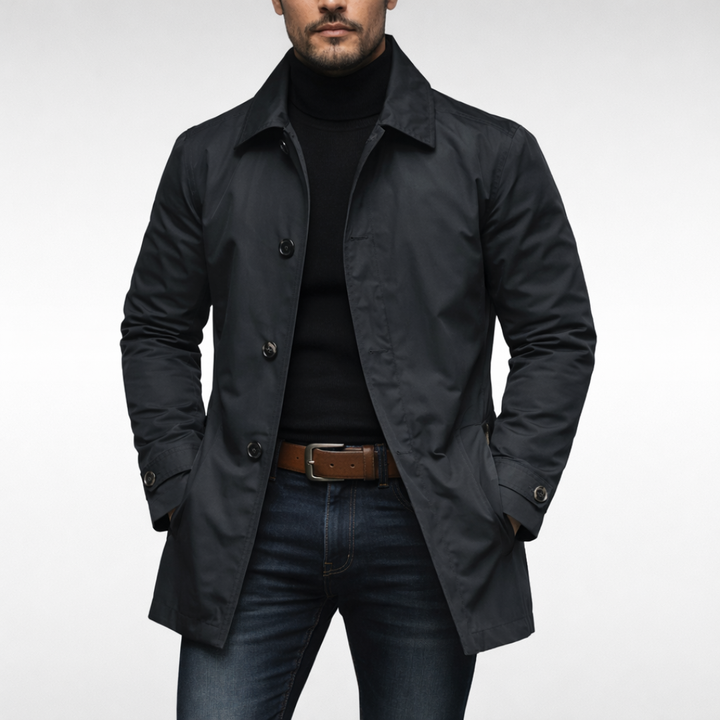 Oliver | Stylish Windproof and Water-Resistant Winter Long Coat 2