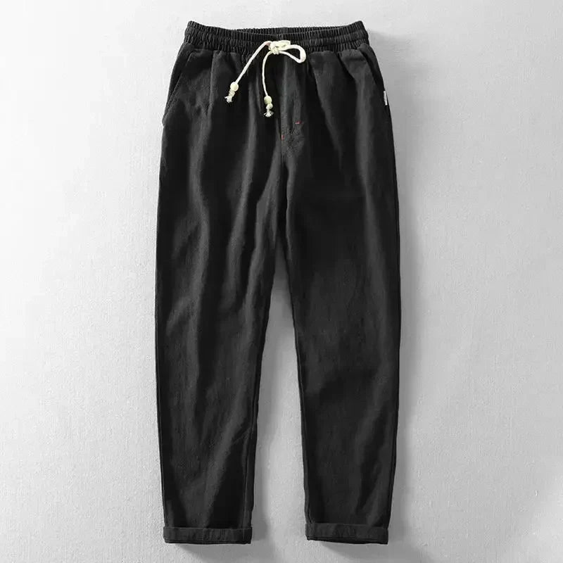 Poppy | Cotton Linen Pants 0