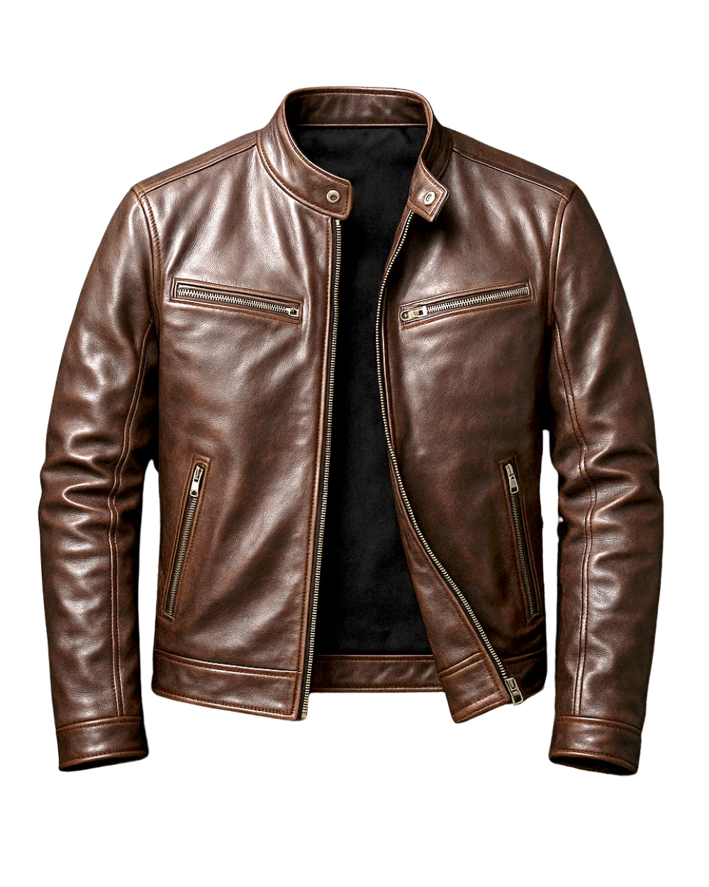 Randy | Classic Vintage Leather Jacket for Men 1