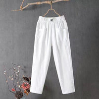 Premium Heritage-Linen Wide-Leg Trousers