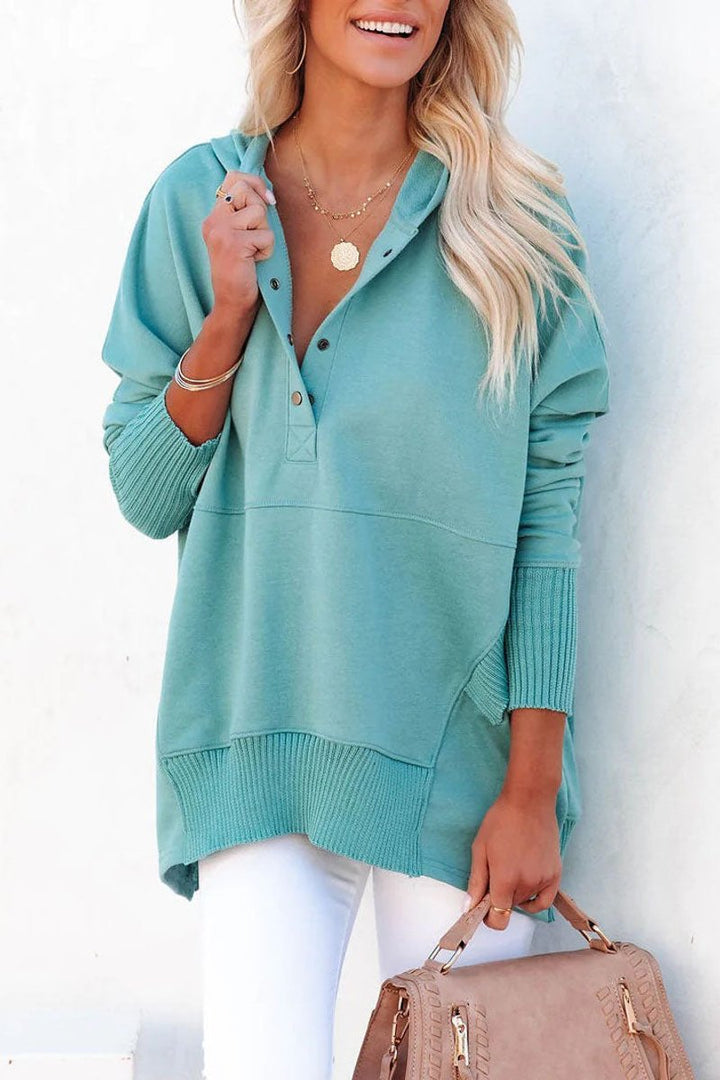 Rosie | Women's Longline Hooded Drawstring Tunic Sweatshirt 11