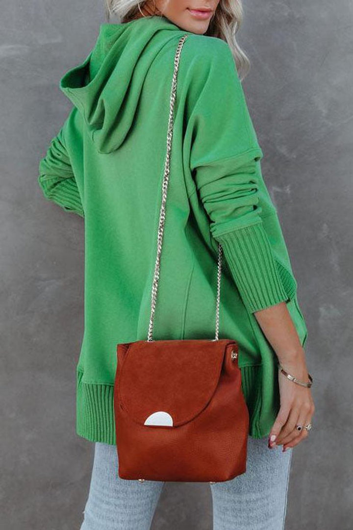 Rosie | Women's Longline Hooded Drawstring Tunic Sweatshirt 4