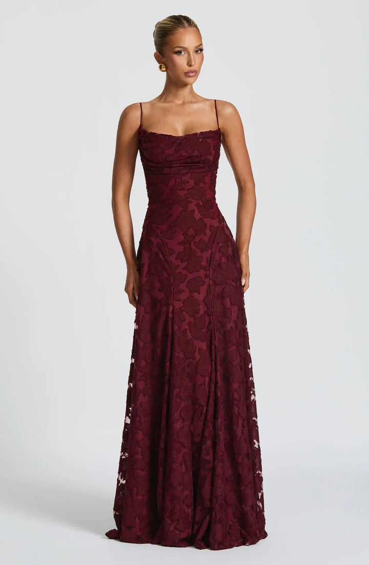 Ruby | Beautiful Wedding Guest Dress For Floral Evening Elegance 5