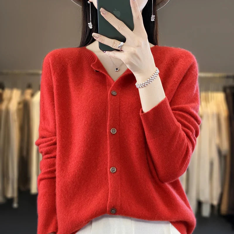 Sara | Timeless & Sophisticated Women's Buttoned Cardigan 10