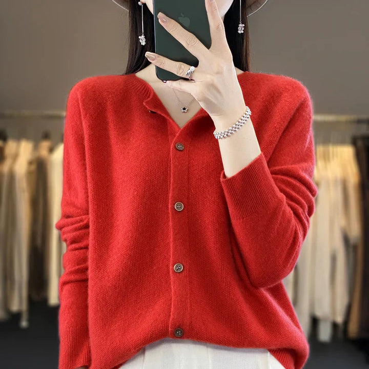 Sara | Timeless & Sophisticated Women's Buttoned Cardigan 10
