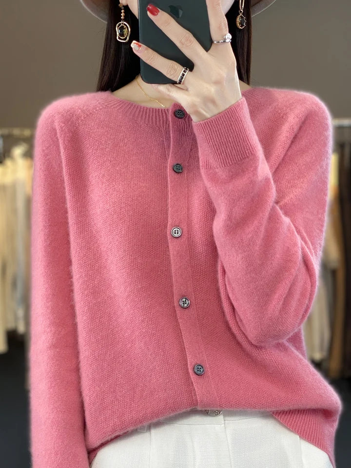 Sara | Timeless & Sophisticated Women's Buttoned Cardigan 7