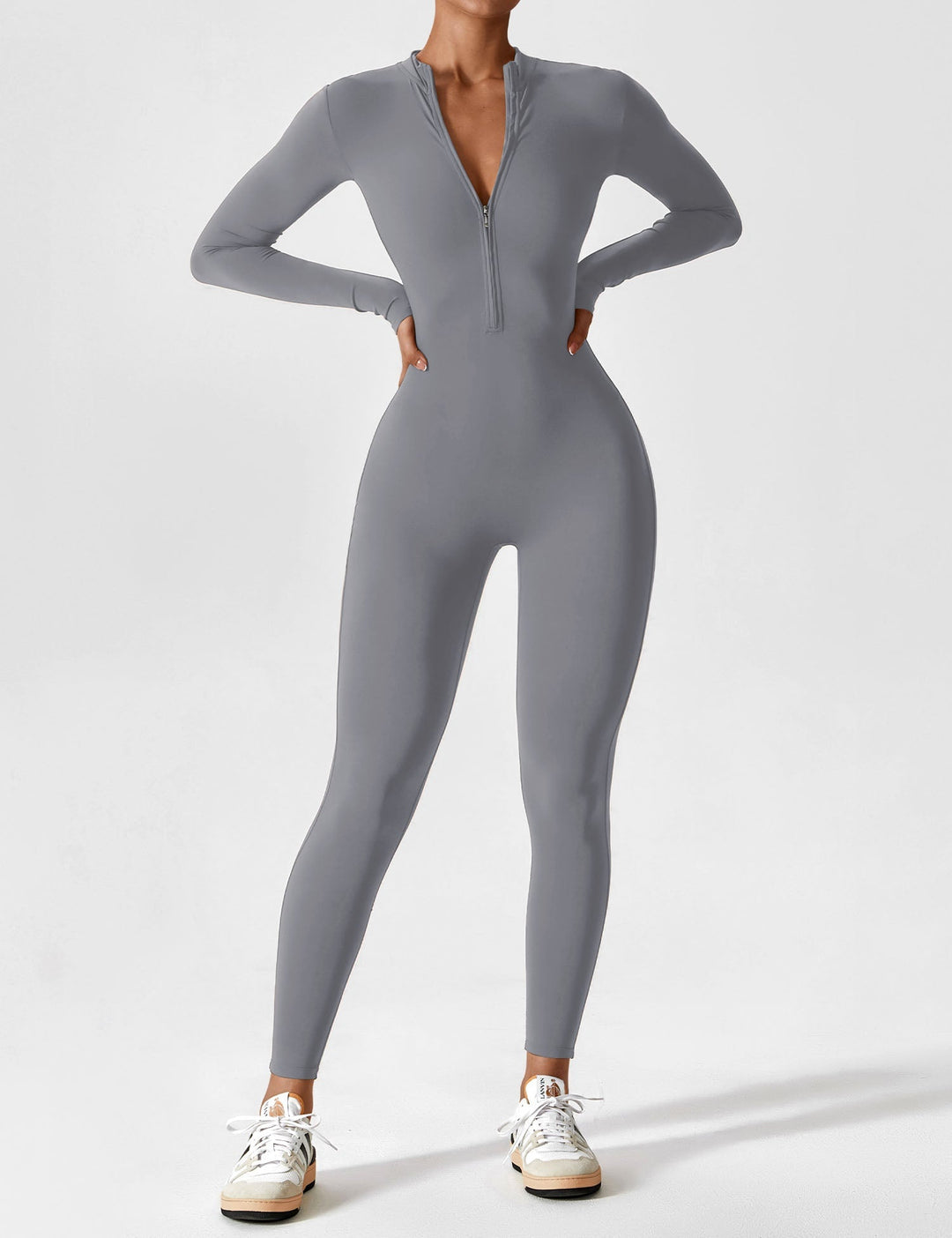 Savannah | Long  Sleeve Zipper Jumpsuit 13