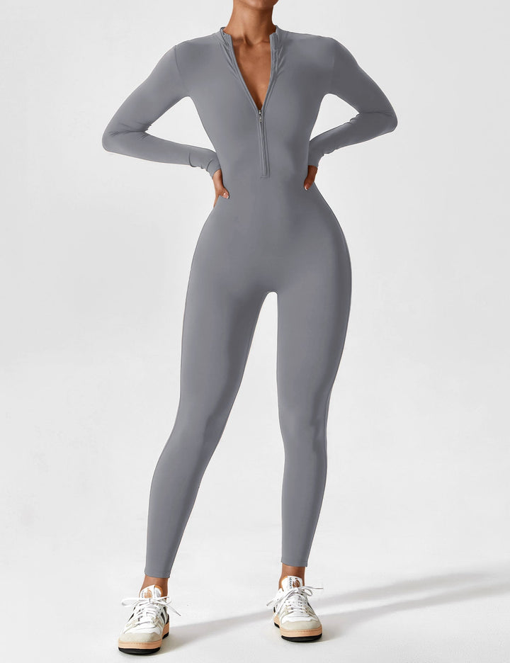 Savannah | Long  Sleeve Zipper Jumpsuit 13