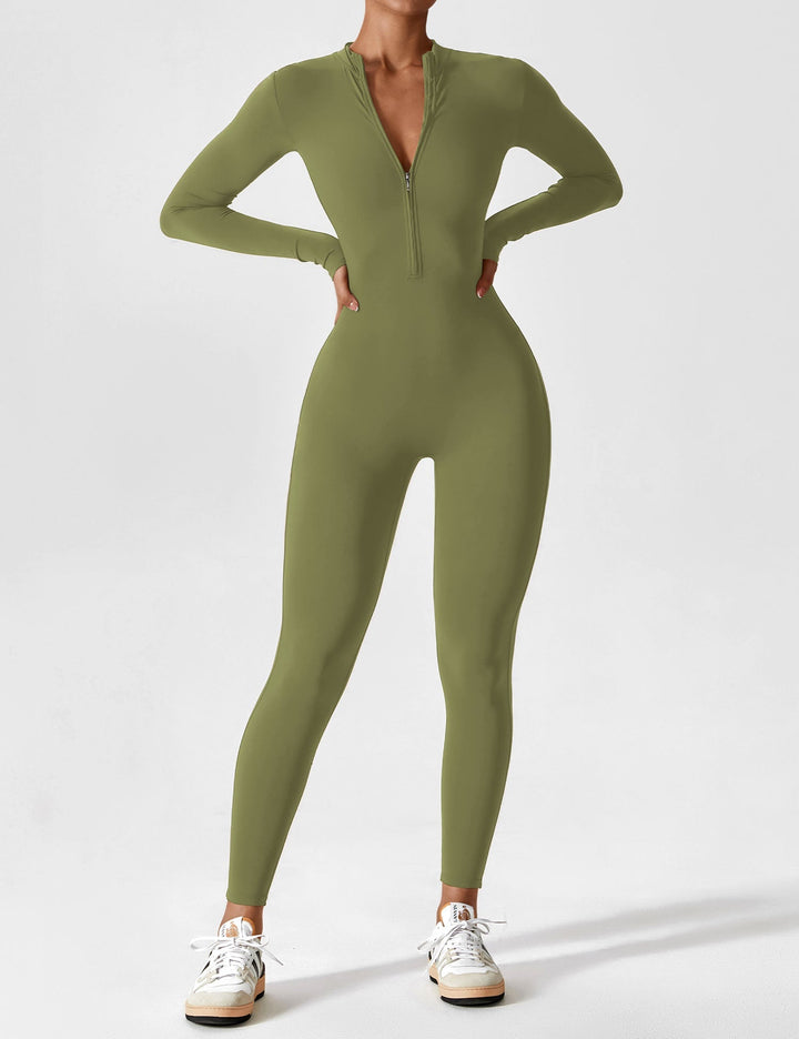 Savannah | Long  Sleeve Zipper Jumpsuit 16