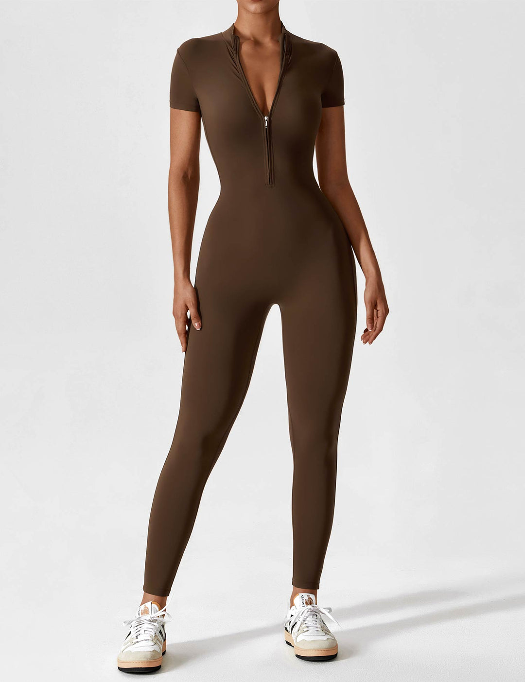 Savannah | Long  Sleeve Zipper Jumpsuit 25