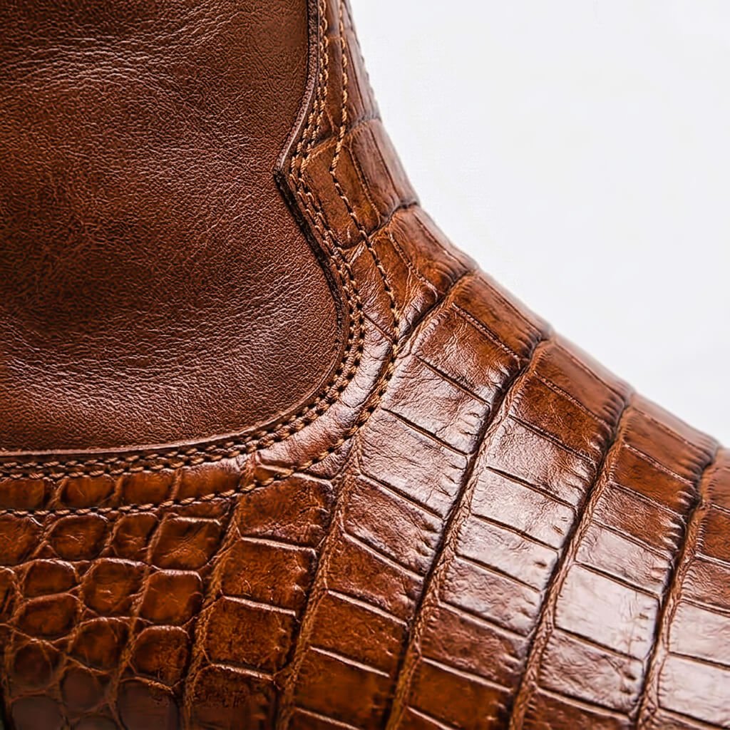 Scarlett | Vintage Textured Leather Boots 3