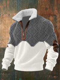 James | Warm And Stylish Men's Raised Collar Sweater