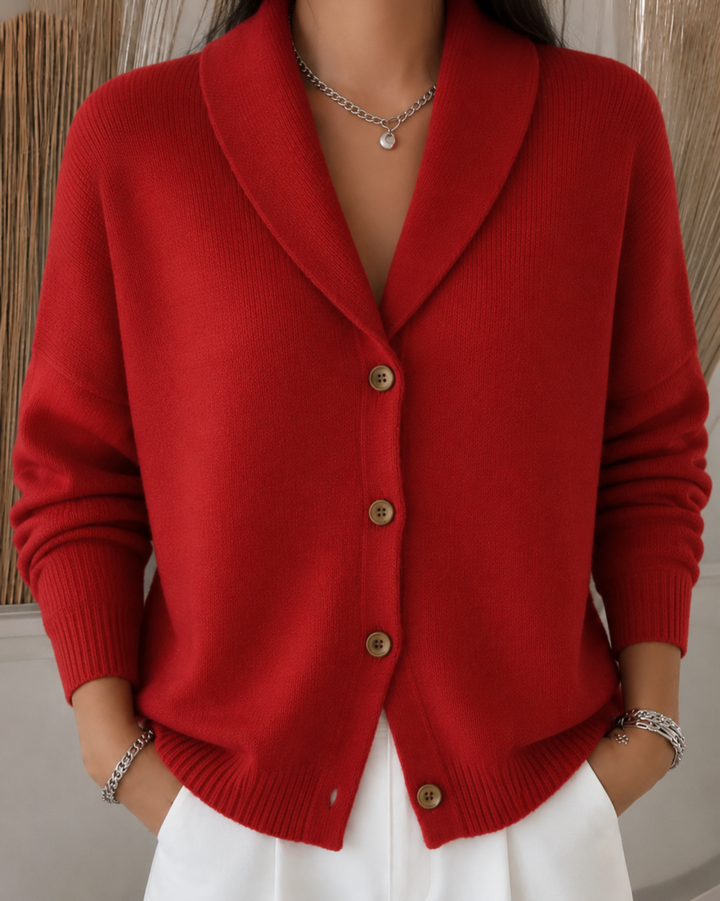 Sienna | Button Collar Cardigan 2