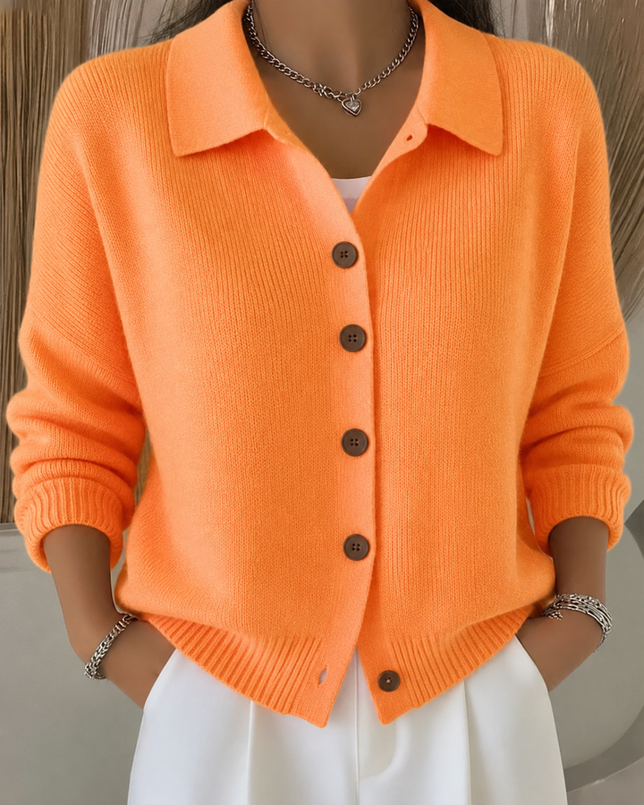 Sienna | Button Collar Cardigan 4