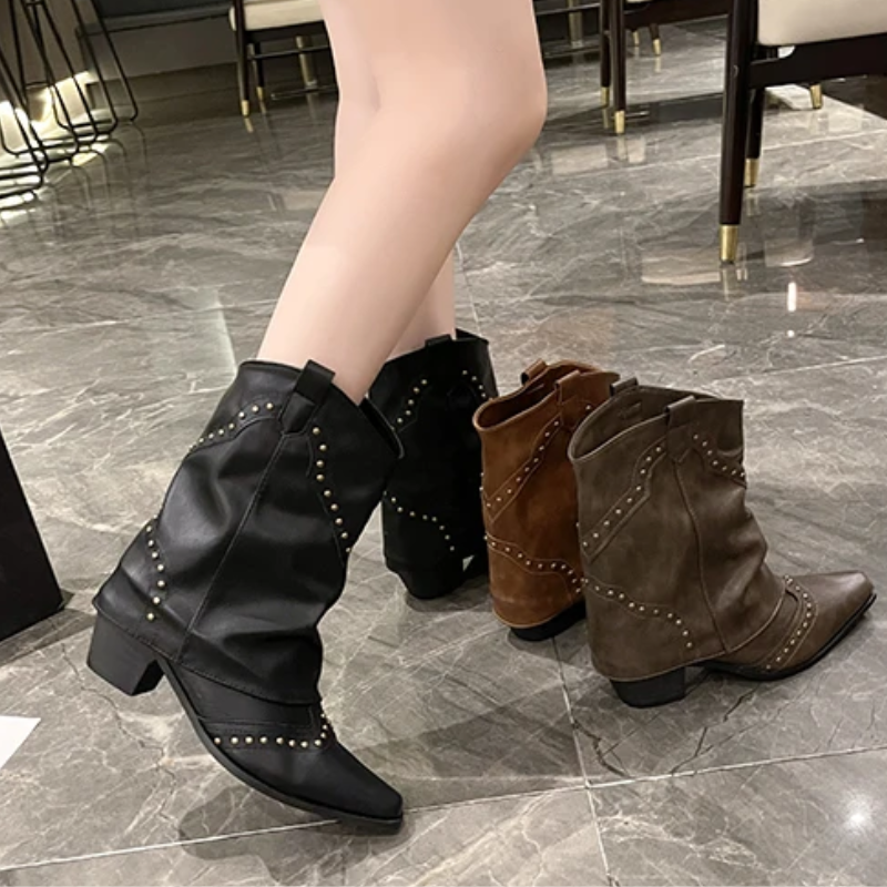 Sierra | Studded Western Boots 5