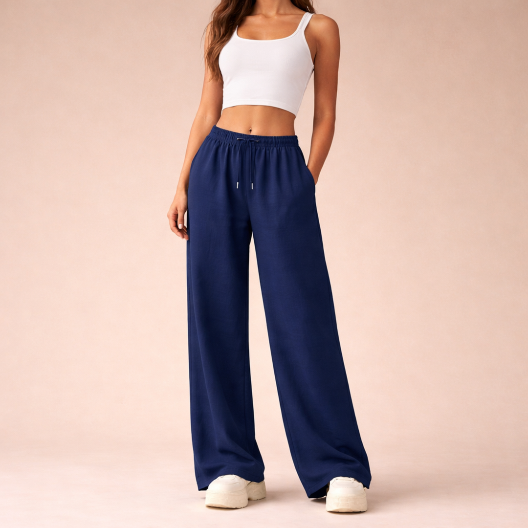 Sofia | Comfortable and modern wide leg jogging pants 6