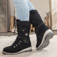 Bottes d'hiver orthopédiques imperméables et doublées thermiques