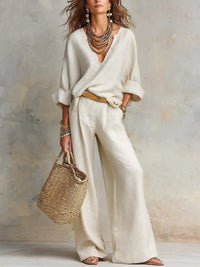 Amelia | Premium and Lightweight Linen Two-Piece Set