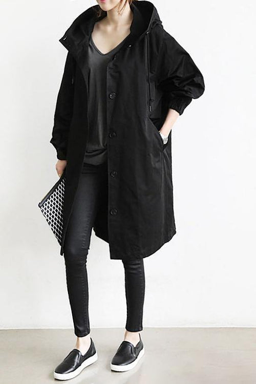 Sophia | Stylish Waterproof Trench Coat with Hood 1