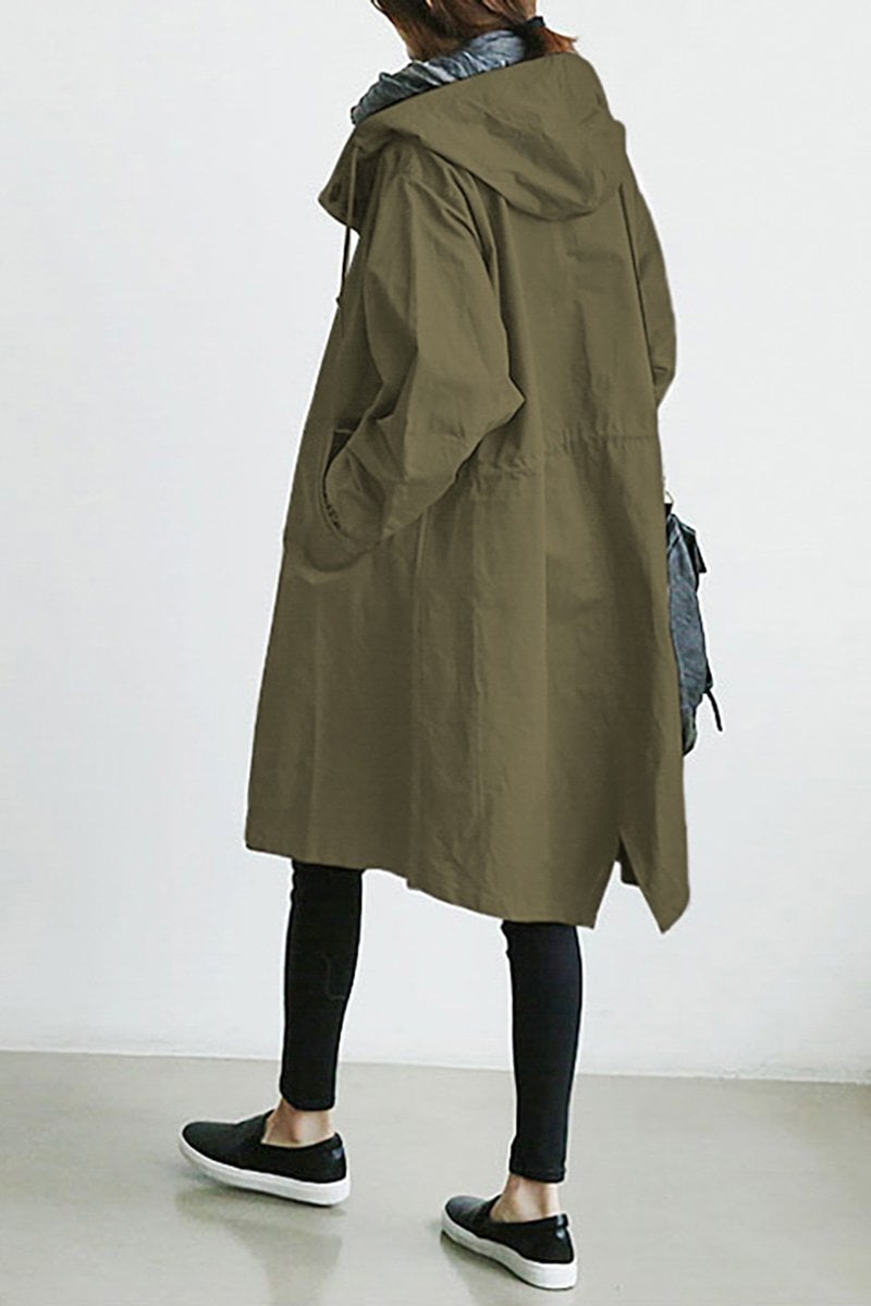 Sophia | Stylish Waterproof Trench Coat with Hood 2
