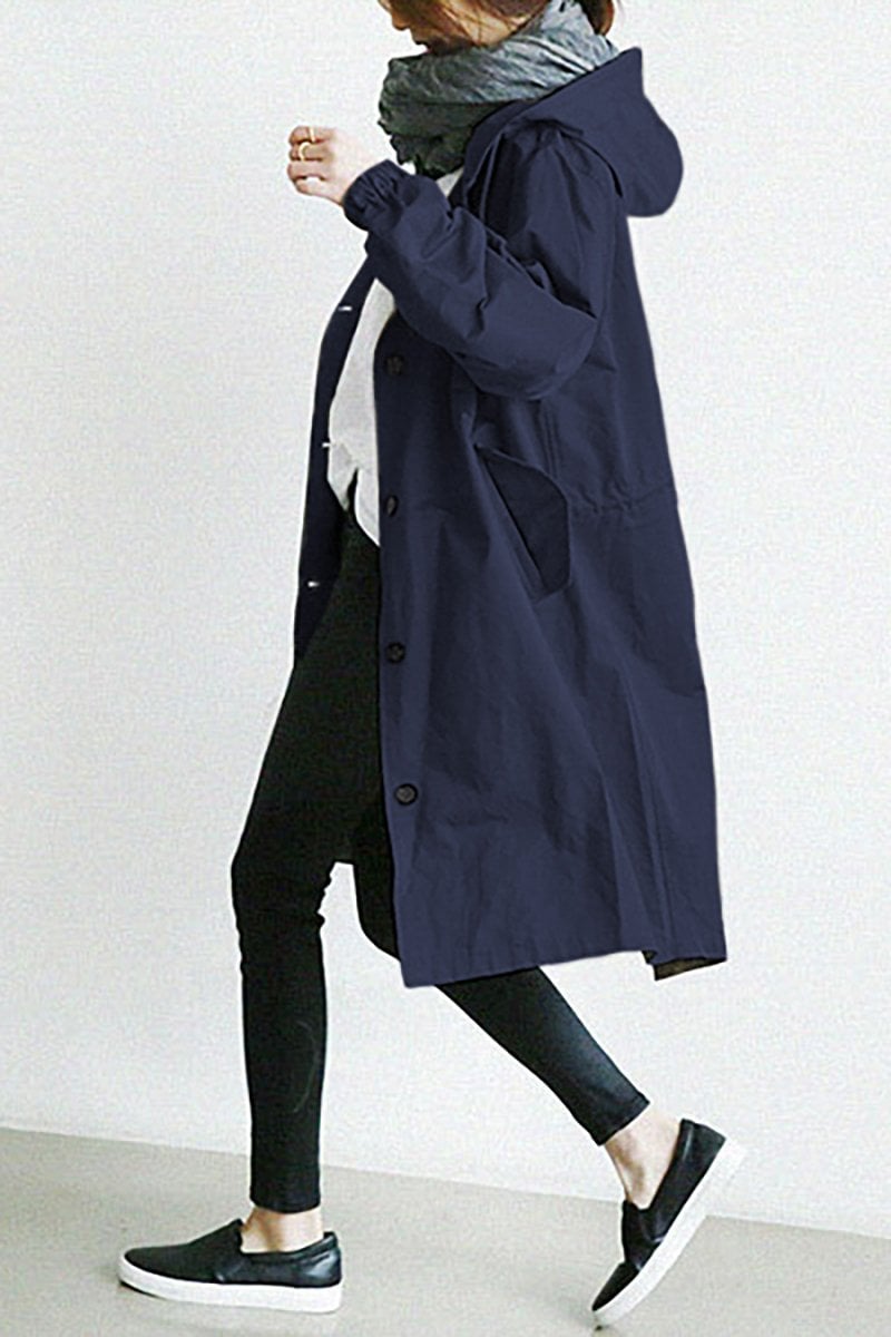 Sophia | Stylish Waterproof Trench Coat with Hood 3