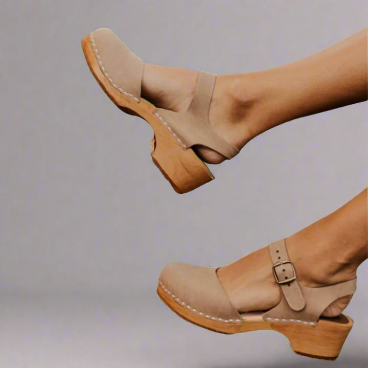 Sophie | Vintage Platform Closed Toe Comfort Clogs 4