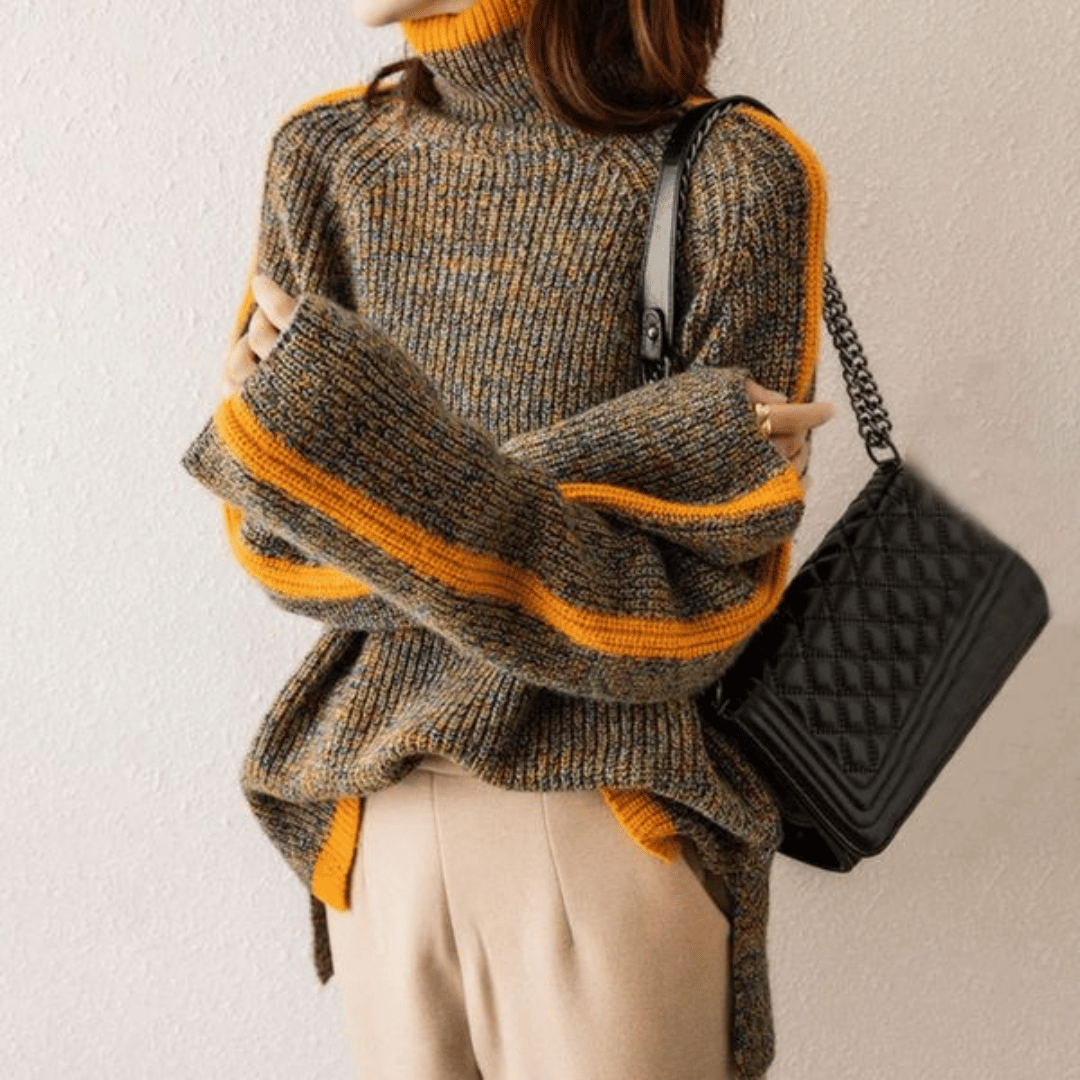 Taylor | Elegant Knit Turtleneck Sweater 0