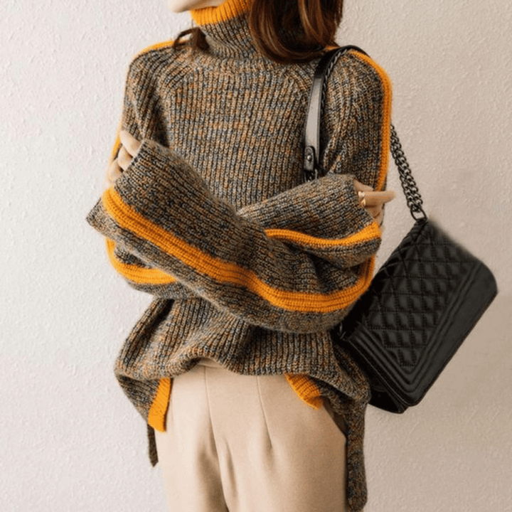 Taylor | Elegant Knit Turtleneck Sweater 0