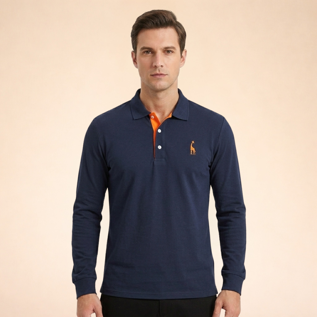 Toby | Premium Long-Sleeve Polo Shirt for Timeless Style 0