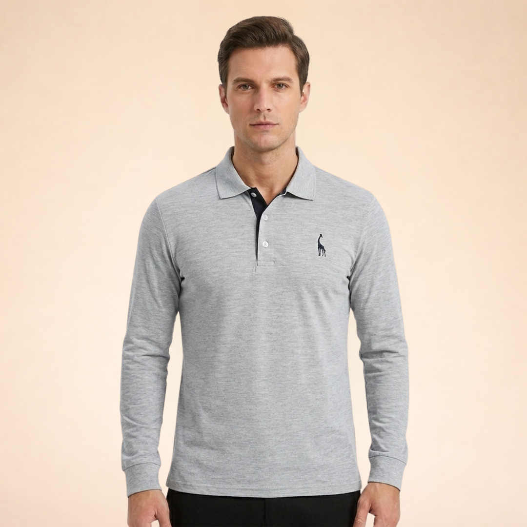 Toby | Premium Long-Sleeve Polo Shirt for Timeless Style 4