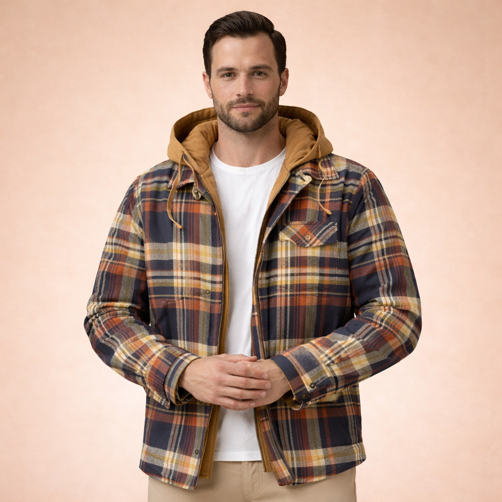 Aaron| Veste classique à carreaux pour l’hiver
