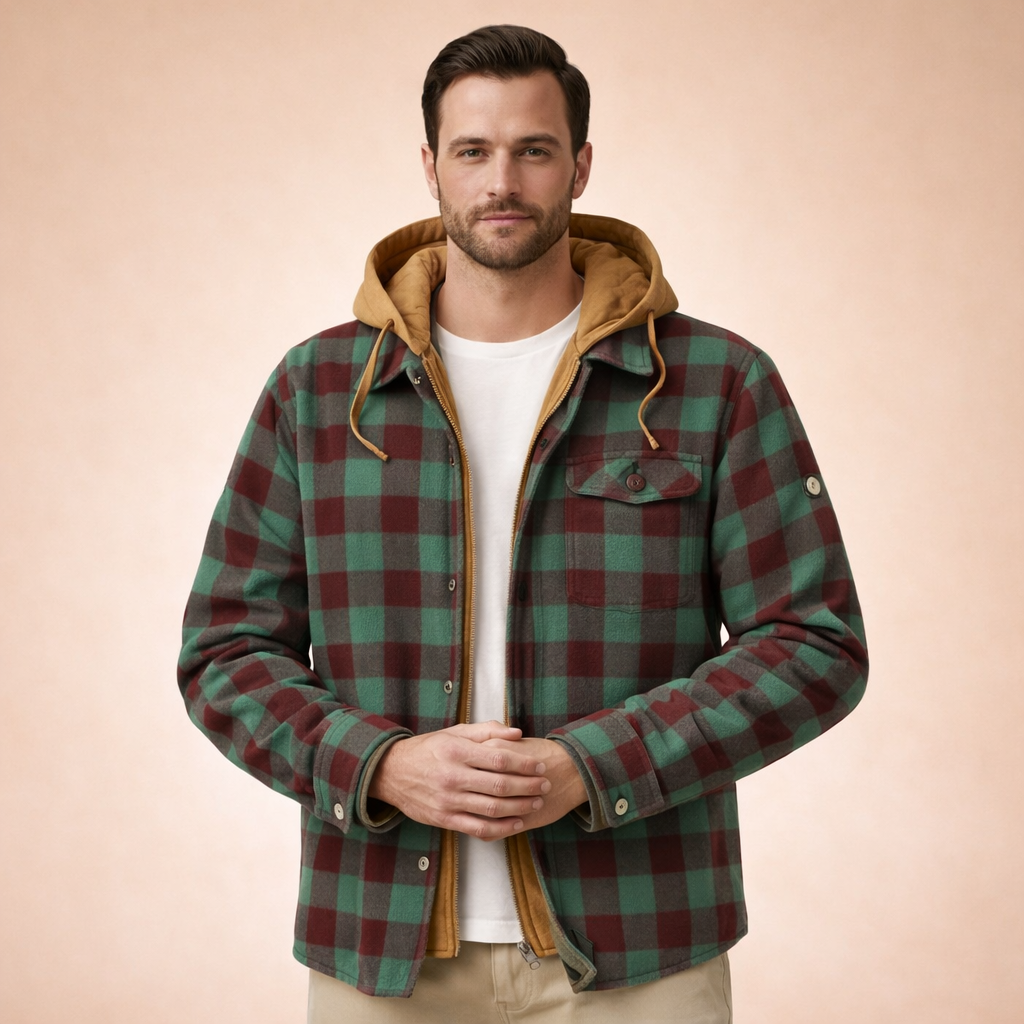 Aaron| Veste classique à carreaux pour l’hiver
