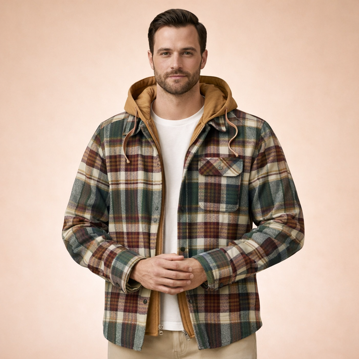 Aaron| Veste classique à carreaux pour l’hiver